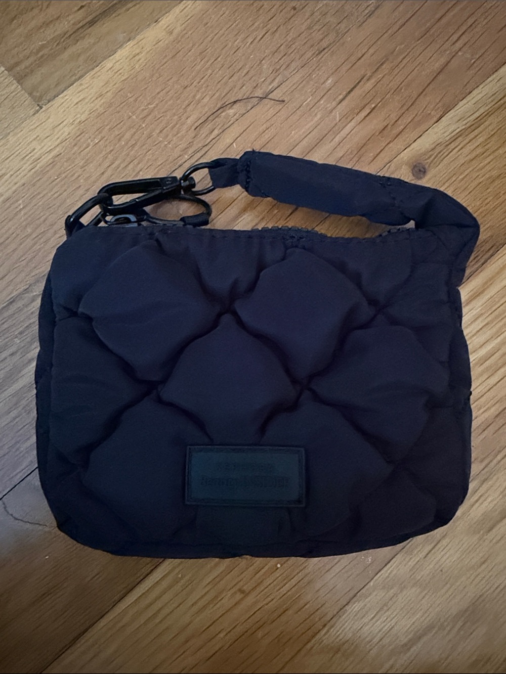 Sephora Black Quilted Wristlet Clutch